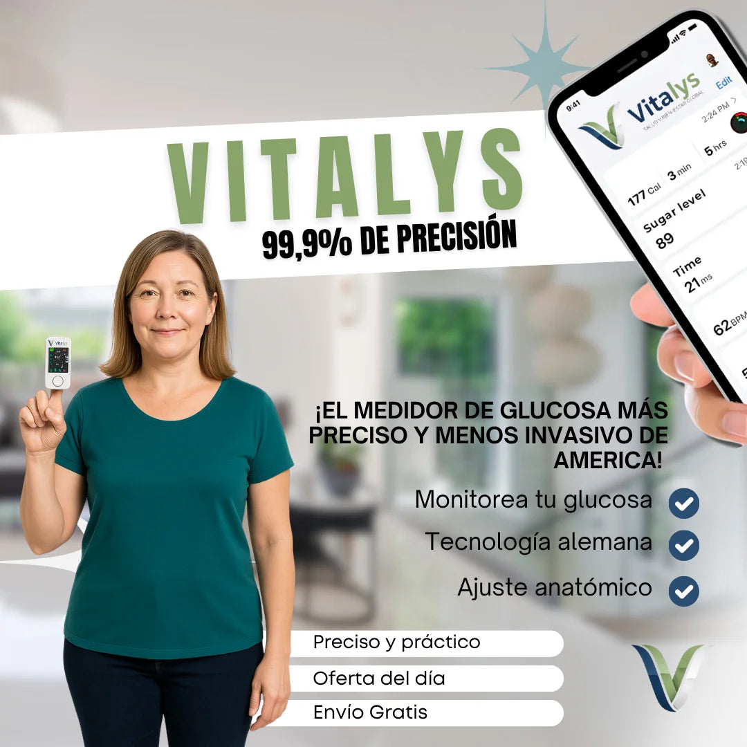 Vitalys - Controla tu Glucosa con 99,9% de Precisión